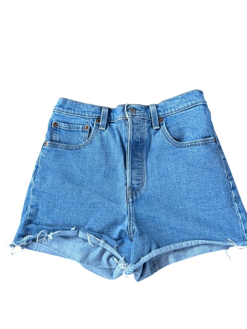 Levis Premium Women’s 28 Ribcage Shorts Button Fly‎